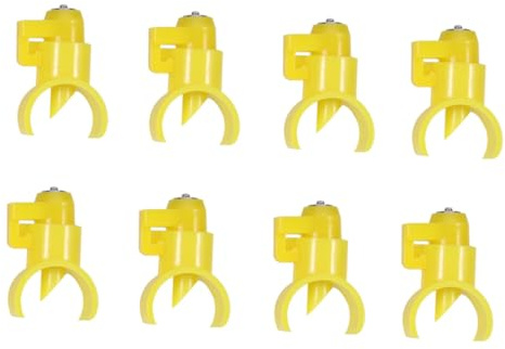 MOTHNUR 10 Stück Hühnertränke Geflügelwassertrinker Clip Hühnerwasser Nippplr Trinknippel Für Geflügel Wasserzufuhr Geflügel Tränken Automatische Tränke Hühnertrinksystem Gelb