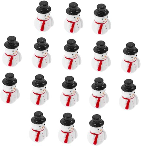 PRETYZOOM 36piezas Adornos Navideños De Muñeco De Mini Figuras De Resina Estatuas Pequeñas De Muñecos De Sombrero para Decoración De Micro Paisaje Navideño Fiesta De Invierno