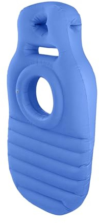 Dasbsug Cuscini gonfiabili di maternità del corpo con foro di apertura della pancia addominale per dormire cuscino di maternità incline di sollievo