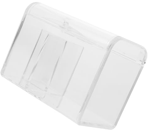 LIFKOME Contenitore Acrilico Trasparente per Cotton Fioc con Scomparti e Coperchio Organizer Compatto per Dispenser Tamponi Cotone e Dischetti per Bagno e Trucco