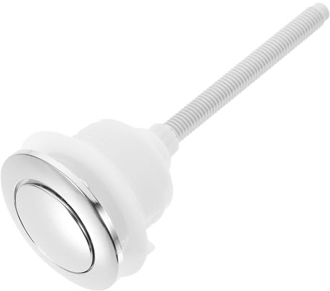 BIUDECO Botón de Descarga para Cisterna de Inodoro Pulsador Simple Redondo de Plástico Duradero Repuesto para Tanques de WC Ahorro de Agua y Uso Prolongado Compatible con Color Aleatorio
