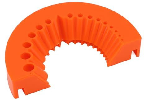 Fdit Drill Bit Sharpener, Compact and Portable Drill Bit Sharpener for Steel and Carbide at High Speed (Orange)