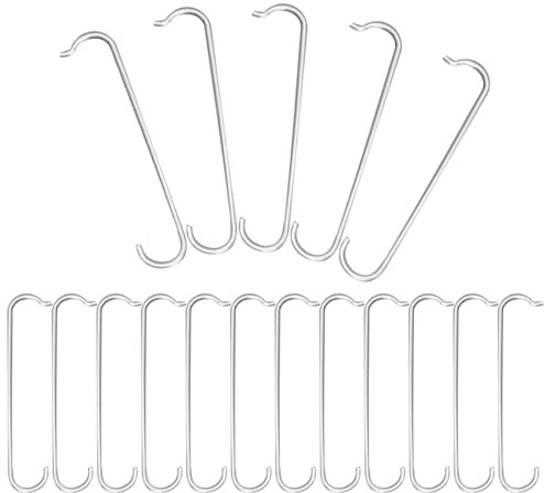 Toddmomy 20pcs Metal Bike Chain Hooks Remover Tools for Bicycle Chain Link Removal and Maintenance for Road and Mountain Cycling