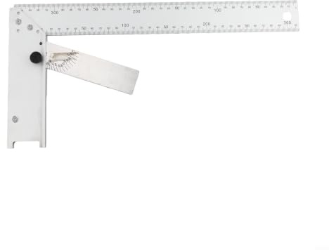 Aluminum Alloy Corner Ruler 90 Degree Multi-Function Angle Measuring Tool for Construction Woodworking Home Improvement, For Precision Scale Thickened Design,(12inch/300mm)