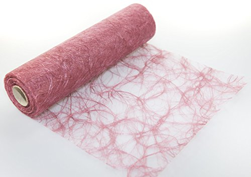 Tischläufer Tischband Altrosa Sizoweb Blush Tischdekoration Frühling Geburtstag Hochzeit Taufe 30cm