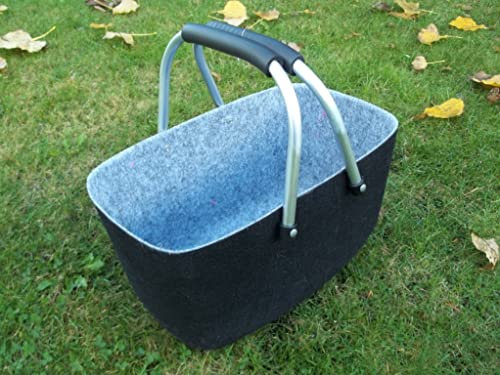 Kaminkörbe presentkorb, panier, gestionnaire champignon Panier en jacinthe d'eau avec arceau rabattable
