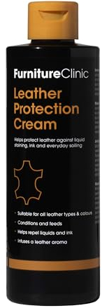 Leather Conditioner and Protection Cream - 250ml - Leather Sofas, Furniture, Car Seats, Shoes, Boots, Bags, Purses | Suitable for Dark or Light Leather