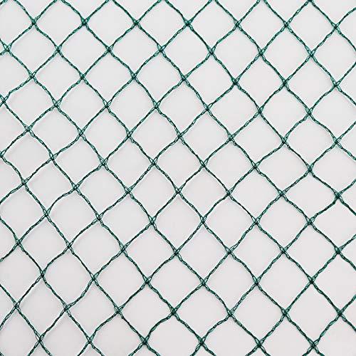 Vielseitiges Teichnetz 15m x 12m grün 17mm x 17mm Masche I Aquagart Laubschutznetz Teich Abdecknetz Vogelschutznetz Gartennetz Reiherschutz Laubnetz Schutznetz Teichabdeckungetz Laubschutznetz