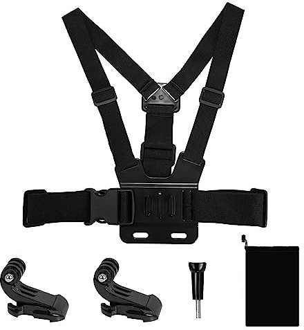 Action-Kameragurte, kompatibel mit Allen Gopro- und Action-Kameras (Brustgurt)