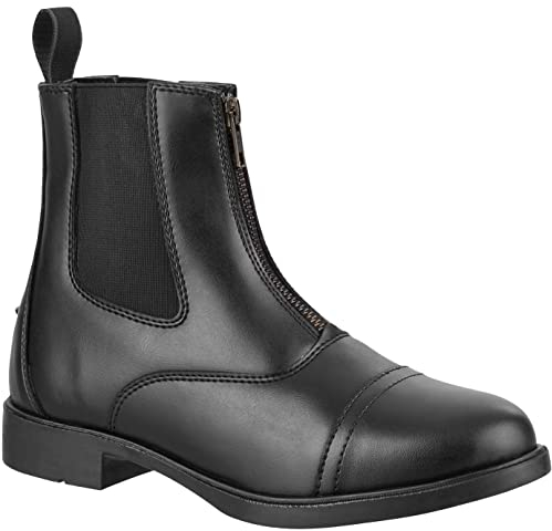 RL24 - Jodhpur Reitstiefelette COMPANION FZ Kunstleder schwarz 39