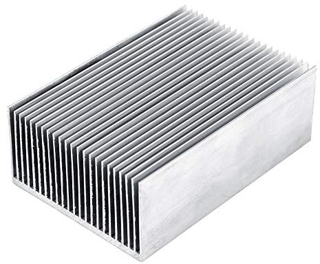 Estink Aluminum Heatsink Cooler, 100 x 69 x 36mm Heat Sink, Cooling Fin for Computer Power IC, LED Light, Electronic Devices
