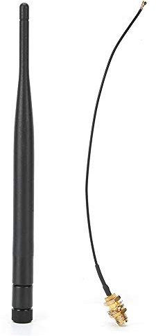 Dualband-WiFi-Antennenkit und Verlängerungskabel, Satz 6DBI-High-Gain-Antenne, WiFi-Signalverstärker mit großer Reichweite, geeignet für Netzwerkkarten mit NGFF M.2-Schnittstelle