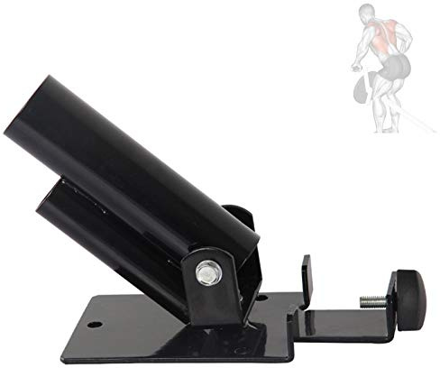 APJJ T-Bar Row Langhanteltrainer, T- Bar Ruder Plattform in Schwarz, Schwenkhülse, Schwere Stahlstruktur Für 5.2 Und 3.4 cm Hantelstangen, Core-Trainer (T-Bar-Rudern/T-Bar Row)
