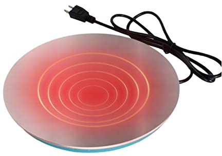 A/A Geflügel-Wassererhitzer - Automatischer Warmhalter für Hühnerwasser, Beheizter Boden für Hühnertränke mit Thermostat, Beheizter Boden für Winterenteiser