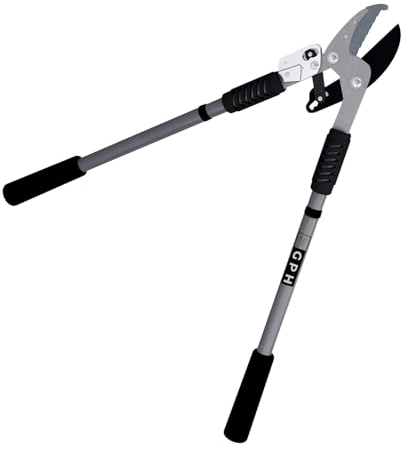 Heavy Duty Telescopic Lopper with SK5 Steel Blade,Lightweight Labor-Saving Branch Lopper,Garden Tree Loppers,for Chops Thick Branches Home Use,Professional Loppers, 70cm extends to 97cm