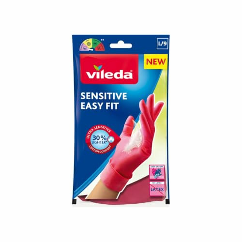 Vileda - Vileda Sensitive Easy Fit Handschuhe Größe Large - 1 Paar
