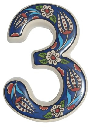 Großes Keramik-Einweihungsschild, Keramik-Adressschild, Hausnummernschild, Türschild, personalisiert, handdekoriert, Einweihungsgeschenke