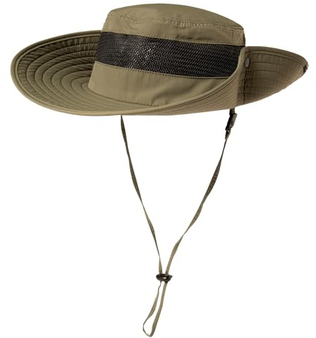 TOP-EX Sonnenhut für Damen und Herren UPF 50 - Breitkrempe, wasserdicht, atmungsaktiv und verstellbar für Sommer, Angeln, Wandern, Safari - Leichter und klein verpackbarer Outdoor-Hut | UPF 50 Sonnenschutz, wind- und wasserabweisendes Gewebe, breite Krempe, für Wandern Angeln Safari und Spaziergänge, faltbar
