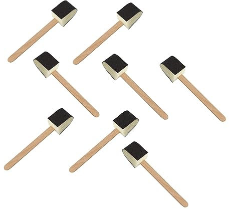 Alipis 9St Toilettenbürste küchenhelfee Stain Removal putzschwamm klobürste mit Cleaning Sponge Haushaltsbürste Schaum Wasser Lösung für reinigungsbürste Reiniger Fensterbürste Holz Black