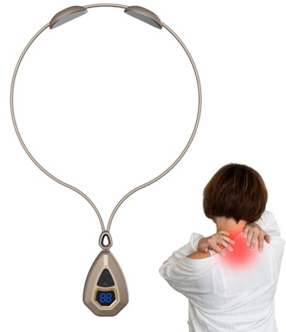 Nacken- und Schultermassagegerät, Mini-Nackenmassagegerät, Em/s Lymp/Hatic Relief Ne/ck Massage, Lymp/Hatic Drainage Maschine mit 15 Gängen, tragbare Lymph-/ATIC-Entlastung, NEC/k Mas/Sager, Ne/ck