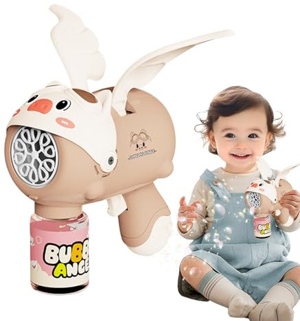Seifenblasenmaschine Für Kinder - Tragbare Blasenmaschine | Spielzeug Für Kinder & Erwachsene Mit Blasenzauber, Indoor- und Outdoor-Spiele, Geburtstage, Hochzeiten & Feste