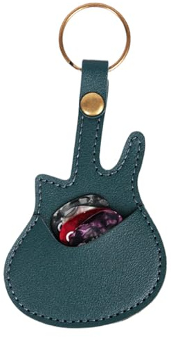 Uhngw Soporte de selección de Guitarra, Case de selección de Guitarra | Soporte de selección de Guitarra de con Llaves | PU Puga de Almacenamiento de plectro de para Reproductores de música,