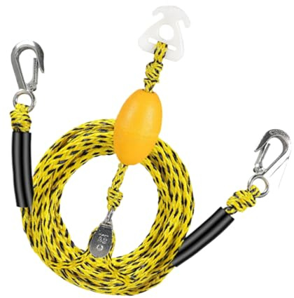 Correa de esquí acuático – Cuerda para de esquí de Alta Resistencia con conexión rápida, Cuerda Resistente para 4 Personas, Ideal para el de esquí