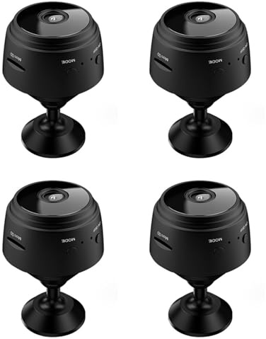 Uikdjgu 4X A9 Mini Camera WiFi Camera 1080P HD Versione Notturna Mini Registratore Vocale Mini Videocamere Wireless Videosorveglianza