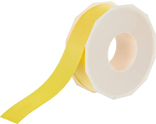 PRÄSENT C.E. PATTBERG Geschenkband gelb, 91 Meter Ringelband 40 mm zum Basteln, Dekorieren & Verpacken von Geschenken zu jedem Anlass