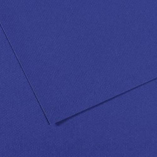 Canson 200321264 Mi-Teintes Künstlerpapier, 160 g/qm, 50 x 65 cm, lasurblau