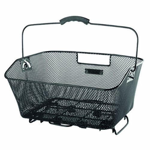 M-Wave Hochwertiger Drahtkorb für den Gepäckträger BA-RM Clamp, schwarz, 41x31x17 cm, 14315931