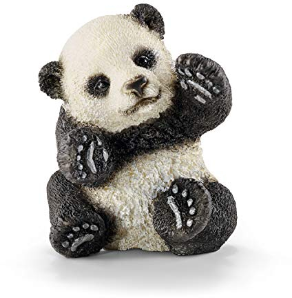 SCHLEICH WILD Life | Panda Baby 14734 | detailgetreue Tierfiguren | Zoo Spielzeug Jungen und Mädchen | Deko für Geburtstag | Spielfigur ab 3 Jahren | 4 x 4 x 5 cm