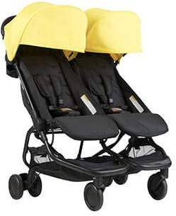 Ausstellungsstück Mountain Buggy Nano DUO V1 Zwillings-, Geschwisterwagen - cyber gelb