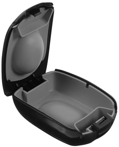Healifty Waterproof Hearing Aid Carry Case Small Protective Storage Box with Silicone Lining Portable for Hearing Aid Devices