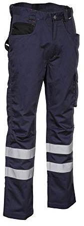 COFRA PINCERS - Pantaloni con strisce riflettenti colore: Marina/Nero taglia