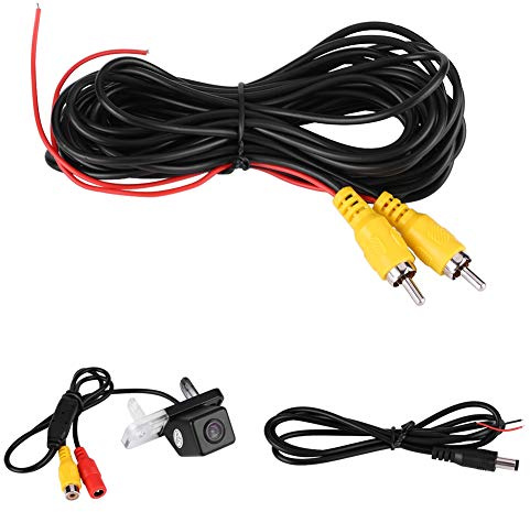 Cámara Trasera de Marcha atrás 170°, Compatible con C-Class W203, E-Class W211 y CLS-Class W219, Material ABS anticorrosivo, visión Nocturna CCD, Impermeable fácil instalación