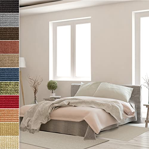 Floordirekt Sisal-Bettumrandung Sylt - Bettvorleger Teppichläufer - 3-teiliges Läufer-Set in 3 Größen (B: 67 cm | L: 1 x 330 cm + 2 x 130 cm, Elfenbein)