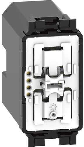 Bticino K4574CWI Comando Notte e Giorno Wireless Living Now, per Creare Scenari Personalizzabili di Luci e Tapparelle, 1 Posto