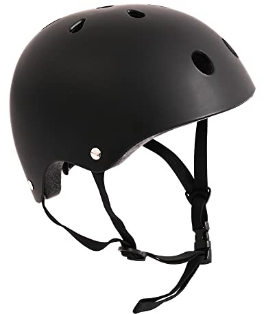 M.Y X-Skate Black Adjustable Kids Skate Helmet For BMX Cycling Scooter Skateboarding Protection Helmet