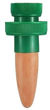 Patelai Terracotta Plant Watering Spikes Self to Use with Cola Bottles Houseplant Watering Stakes Automatic Irrigation System (10 Pack,Terracotta)