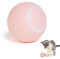 vsshe Interactive Cat Toy Balls, USB Rechargeable Electric Cat Ball Cats Toys Kitten Chirp Balls Pet Indoor Entertainment Ball 4.2cm for Kittens (Pink)