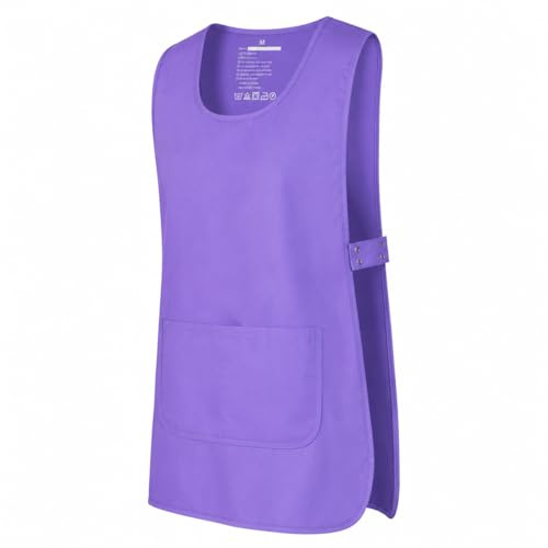 Misemiya - GREMBIULE PULIZIA Uniforme DI Lavoro CLINICA OSPEDALE PULIZIA VETERINARIO IGIENE OSPITALITÀ - Ref.868 - Large, Lilas