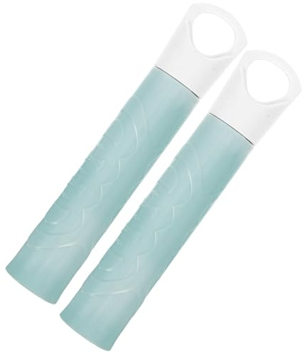 KONTONTY 2Pièces Poignée de Remplacement pour Balai avec Embouts Accessoires pour Manche de Balai Adaptateurs pour Rotatif et Corde à Linge Convient pour Ménage et Nettoyage des Sols