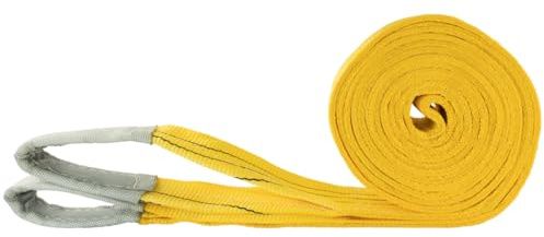 Hebeschlinge 6 Meter bis 3000 kg, DIN EN 1492-1 Zertifiziert, Hebeband 6m / 3t, Hebegurt | Krangurt | Kranschlinge | Tragegurt
