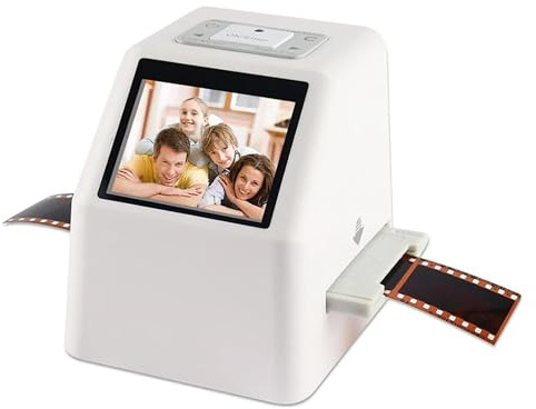 Film Scanner, 22 MP 35/135mm Slide Scanner,110/126KPK Film Digitizer, 2.4-inch LCD Screen, Convert Slides and Negatives to JPEG