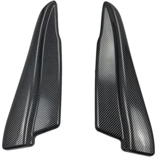 Seitenschweller Universal Für VW Für Golf 7 Für GTI Für Passat B Auto Hinten Bumper Spoiler Diffusor Splitter Scratch Protector Seitenrock(Carbon)