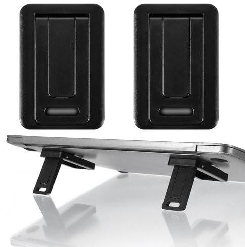 AOZUO Support de Clavier Pliable pour Ordinateur Portable - Lot de 2 Supports Noirs avec Accessoires