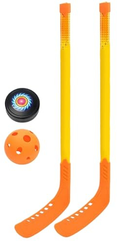 Genérico Bâtons de hockey pour enfants - Ensemble de hockey sur glace | Ensemble de hockey de rue | Hockey juvénile | Ensemble de clubs de hockey pour débutants | Jeu professionnel de crosses de