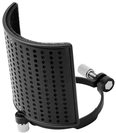 VANZACK U Förmiger Mikrofon Windschutz Pop Filter Langlebige Mikrofonabdeckung gegen Spritzschutz Präzise Gefertigt für Stabile Rauschunterdrückung Kompatibel mit PC und Handy Mikrofonen