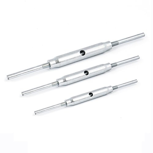 10 Stk. Walzterminal Spannschloss Wantenspanner Körper Spanner M16 verzinkt Spannschraube Spannschlösser Seilspanner Spannschraube Drahtseil